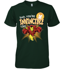 Load image into Gallery viewer, Marvel Iron Man Invincible Dad Father's Day Gifts Men's Premium T-Shirt