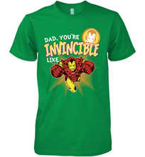 Load image into Gallery viewer, Marvel Iron Man Invincible Dad Father's Day Gifts Men's Premium T-Shirt
