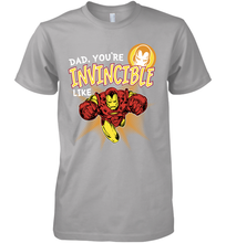 Load image into Gallery viewer, Marvel Iron Man Invincible Dad Father's Day Gifts Men's Premium T-Shirt