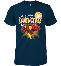 Load image into Gallery viewer, Marvel Iron Man Invincible Dad Father's Day Gifts Men's Premium T-Shirt