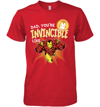 Load image into Gallery viewer, Marvel Iron Man Invincible Dad Father's Day Gifts Men's Premium T-Shirt