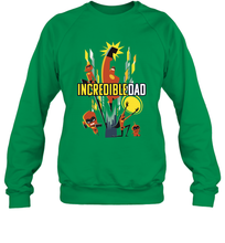 Load image into Gallery viewer, Disney Pixar Incredibles 2 Dad and Super Family Father's Day Gifts Crewneck Sweatshirt