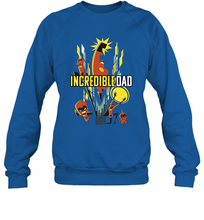 Load image into Gallery viewer, Disney Pixar Incredibles 2 Dad and Super Family Father's Day Gifts Crewneck Sweatshirt