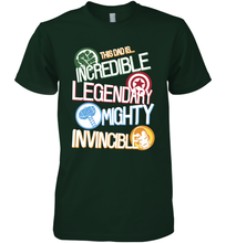 Load image into Gallery viewer, Marvel Avengers Father's Day Dad Words Graphic Father's Day Gifts Men's Premium T-Shirt