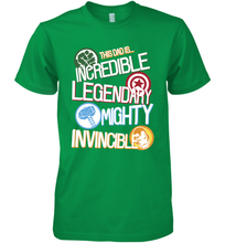 Load image into Gallery viewer, Marvel Avengers Father's Day Dad Words Graphic Father's Day Gifts Men's Premium T-Shirt