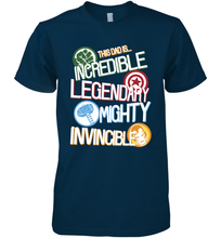 Load image into Gallery viewer, Marvel Avengers Father's Day Dad Words Graphic Father's Day Gifts Men's Premium T-Shirt