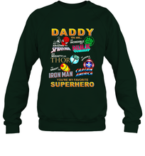 Load image into Gallery viewer, Daddy You Are My Favorite Super Hero Father's Day Gifts Crewneck Sweatshirt