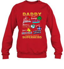 Load image into Gallery viewer, Daddy You Are My Favorite Super Hero Father's Day Gifts Crewneck Sweatshirt