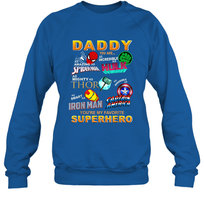 Load image into Gallery viewer, Daddy You Are My Favorite Super Hero Father's Day Gifts Crewneck Sweatshirt