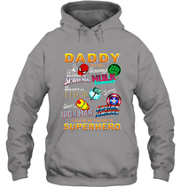 Load image into Gallery viewer, Daddy You Are My Favorite Super Hero Father's Day Gifts Hooded Sweatshirt
