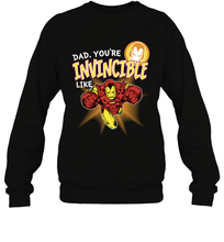 Load image into Gallery viewer, Marvel Iron Man Invincible Dad Father's Day Gifts Crewneck Sweatshirt