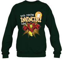 Load image into Gallery viewer, Marvel Iron Man Invincible Dad Father's Day Gifts Crewneck Sweatshirt