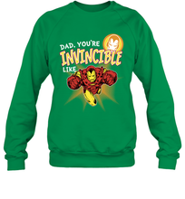 Load image into Gallery viewer, Marvel Iron Man Invincible Dad Father's Day Gifts Crewneck Sweatshirt