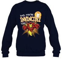 Load image into Gallery viewer, Marvel Iron Man Invincible Dad Father's Day Gifts Crewneck Sweatshirt