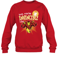 Load image into Gallery viewer, Marvel Iron Man Invincible Dad Father's Day Gifts Crewneck Sweatshirt