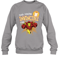 Load image into Gallery viewer, Marvel Iron Man Invincible Dad Father's Day Gifts Crewneck Sweatshirt