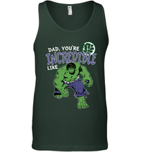Load image into Gallery viewer, Marvel Hulk Incredible Dad Father's Day Gifts Men's Tank Top