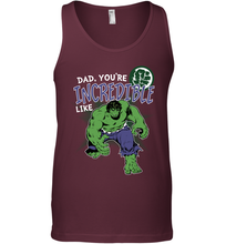 Load image into Gallery viewer, Marvel Hulk Incredible Dad Father's Day Gifts Men's Tank Top