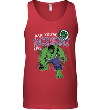 Load image into Gallery viewer, Marvel Hulk Incredible Dad Father's Day Gifts Men's Tank Top