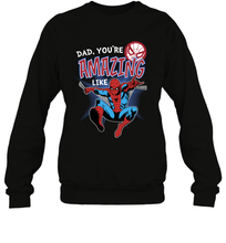 Load image into Gallery viewer, Marvel Spider Man Amazing Dad Father's Day Gifts Crewneck Sweatshirt
