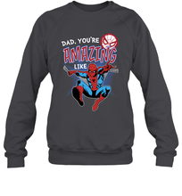 Load image into Gallery viewer, Marvel Spider Man Amazing Dad Father's Day Gifts Crewneck Sweatshirt