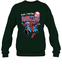 Load image into Gallery viewer, Marvel Spider Man Amazing Dad Father's Day Gifts Crewneck Sweatshirt