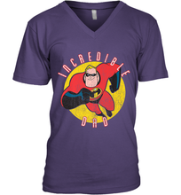 Load image into Gallery viewer, Disney Pixar Incredible Dad Father's Day Gift Men's V-Neck T-Shirt