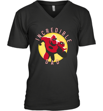 Load image into Gallery viewer, Disney Pixar Incredibles 2 Incredible Dad Graphic Father's Day Gifts Men's V-Neck T-Shirt
