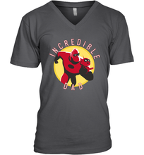 Load image into Gallery viewer, Disney Pixar Incredibles 2 Incredible Dad Graphic Father's Day Gifts Men's V-Neck T-Shirt