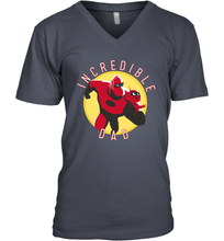 Load image into Gallery viewer, Disney Pixar Incredibles 2 Incredible Dad Graphic Father's Day Gifts Men's V-Neck T-Shirt