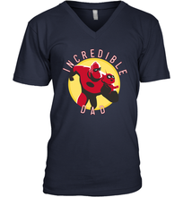 Load image into Gallery viewer, Disney Pixar Incredibles 2 Incredible Dad Graphic Father's Day Gifts Men's V-Neck T-Shirt