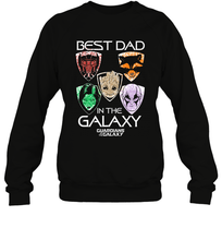 Load image into Gallery viewer, Marvel Guardians Of The Galaxy Best Dad In The Galaxy Father's Day Gifts Crewneck Sweatshirt