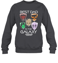 Load image into Gallery viewer, Marvel Guardians Of The Galaxy Best Dad In The Galaxy Father's Day Gifts Crewneck Sweatshirt