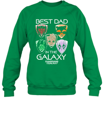 Load image into Gallery viewer, Marvel Guardians Of The Galaxy Best Dad In The Galaxy Father's Day Gifts Crewneck Sweatshirt