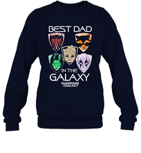 Load image into Gallery viewer, Marvel Guardians Of The Galaxy Best Dad In The Galaxy Father's Day Gifts Crewneck Sweatshirt