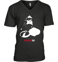 Load image into Gallery viewer, Disney Pixar Incredibles 2 Incredible Super Dad Father's Day Gifts Men's V-Neck T-Shirt
