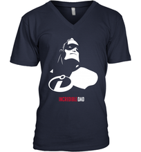 Load image into Gallery viewer, Disney Pixar Incredibles 2 Incredible Super Dad Father's Day Gifts Men's V-Neck T-Shirt