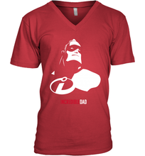Load image into Gallery viewer, Disney Pixar Incredibles 2 Incredible Super Dad Father's Day Gifts Men's V-Neck T-Shirt