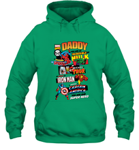 Load image into Gallery viewer, Marvel Avengers Daddy Retro Comic Graphic Father's Day Gift Hooded Sweatshirt