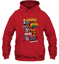 Load image into Gallery viewer, Marvel Avengers Daddy Retro Comic Graphic Father's Day Gift Hooded Sweatshirt