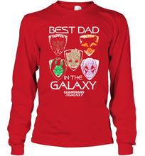 Load image into Gallery viewer, Marvel Guardians Of The Galaxy Best Dad In The Galaxy Father's Day Gifts Long Sleeve T-Shirt