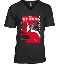 Load image into Gallery viewer, Disney Pixar Incredibles 2 Dad Father's Day Gifts Men's V-Neck T-Shirt