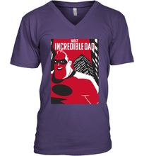 Load image into Gallery viewer, Disney Pixar Incredibles 2 Dad Father's Day Gifts Men's V-Neck T-Shirt