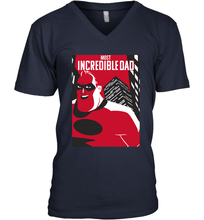 Load image into Gallery viewer, Disney Pixar Incredibles 2 Dad Father's Day Gifts Men's V-Neck T-Shirt