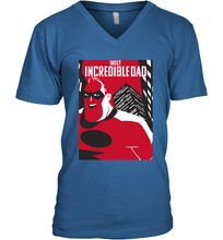 Load image into Gallery viewer, Disney Pixar Incredibles 2 Dad Father's Day Gifts Men's V-Neck T-Shirt