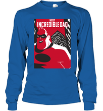 Load image into Gallery viewer, Disney Pixar Incredibles 2 Dad Father's Day Gifts Long Sleeve T-Shirt
