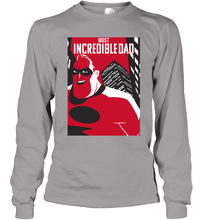Load image into Gallery viewer, Disney Pixar Incredibles 2 Dad Father's Day Gifts Long Sleeve T-Shirt
