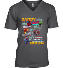 Load image into Gallery viewer, Daddy You Are My Favorite Superhero Father's Day Gifts Men's V-Neck T-Shirt