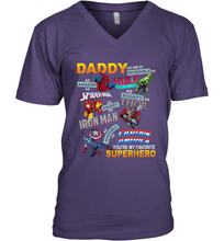 Load image into Gallery viewer, Daddy You Are My Favorite Superhero Father's Day Gifts Men's V-Neck T-Shirt