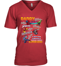 Load image into Gallery viewer, Daddy You Are My Favorite Superhero Father's Day Gifts Men's V-Neck T-Shirt